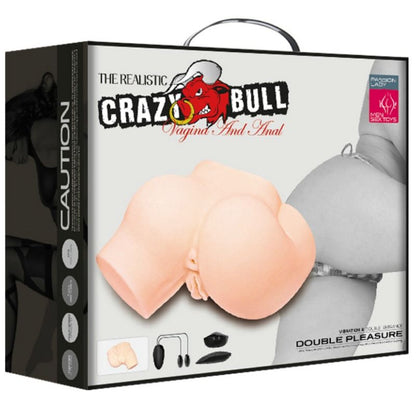 CRAZY BULL - REALISTIC VAGINA AND ANUS BUTTER WITH VIBRATION