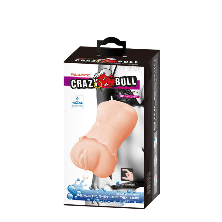 Comprar CRAZY BULL Masturbador Water Skin Modelo Vagina – Sensación Realista Con Textura Única Interior-Noxtic