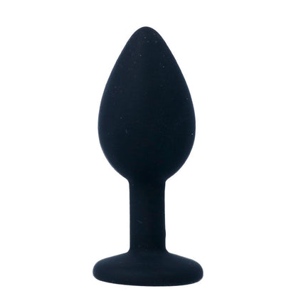 INTENSE Shelki S Plug Anal Negro – Silicona Médica Hipoalergénica Para Placer Seguro