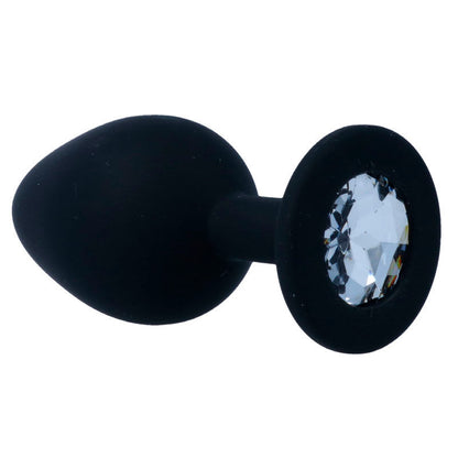 INTENSE Shelki M Plug Anal Negro – Diseño Ergonómico Con Silicona Suave Para Placer Confiable