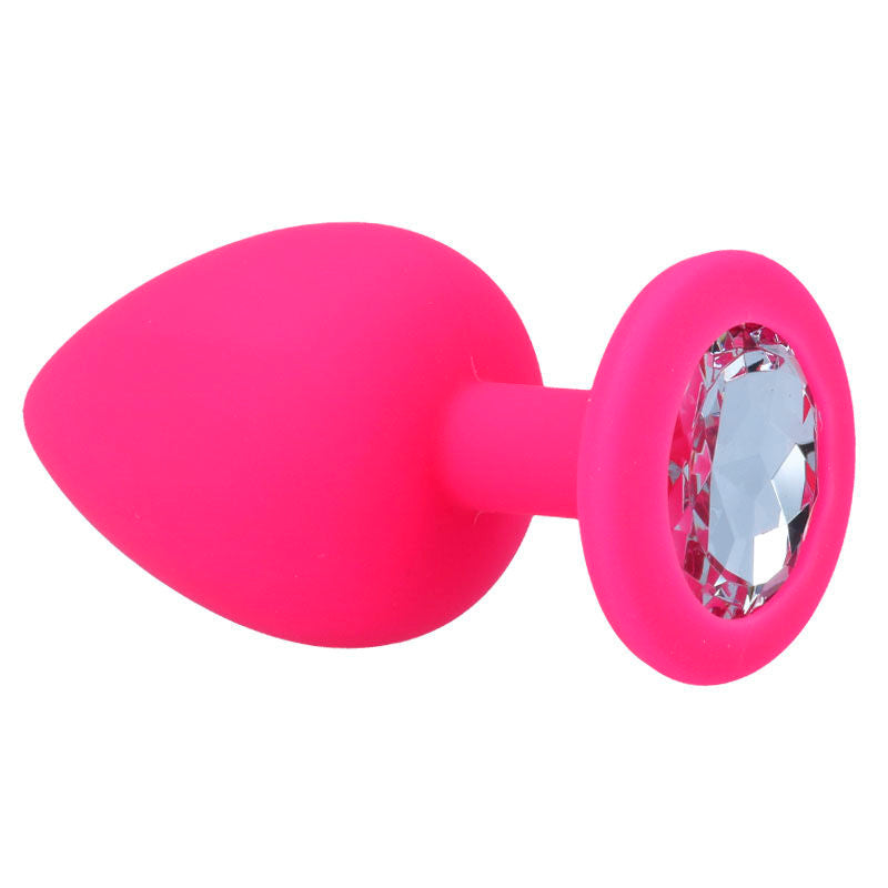 INTENSE Shelki L Plug Anal Fucsia – Diseño Elegante Para Placer Confiado y Sensacional