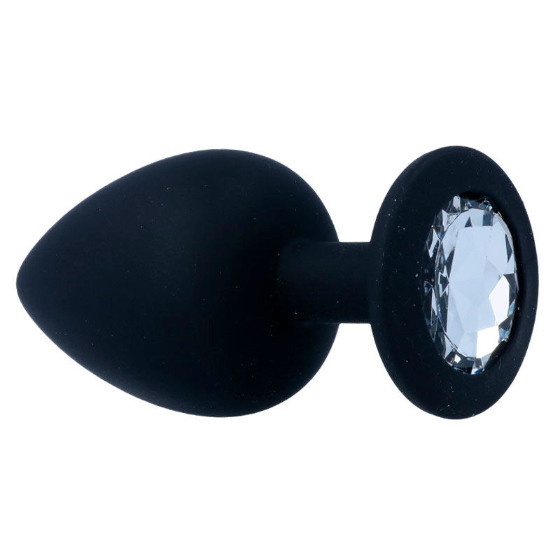 INTENSE Shelki L Plug Anal Negro – Diseño Ergonómico En Silicona Médica Para Placer Confortable