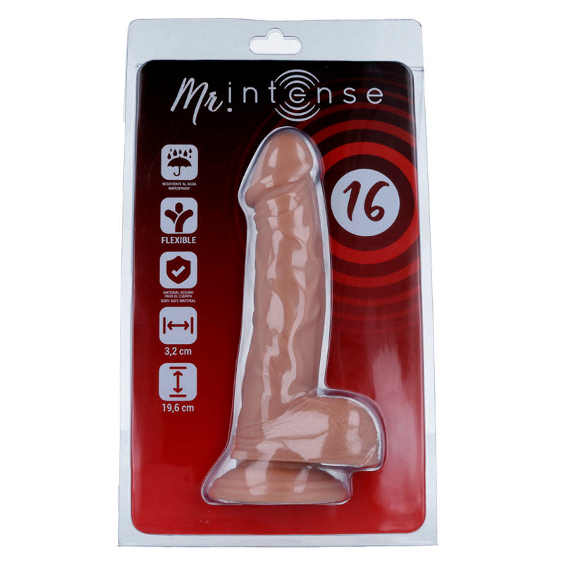 Dildo realistico MR Intense 19,6 cm – Morbido e setoso al tatto per un uso confortevole