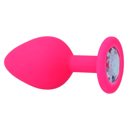 INTENSE Shelki M Plug Anal Fucsia – Juguete Erótico Con Diseño Elegante Para Placer Intenso