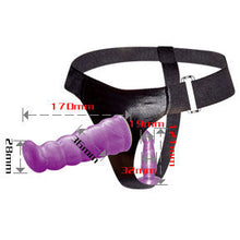 DANCE - LILAC FEMALE ANAL AND VAGINAL HARNESS G-SPOT 17 CM