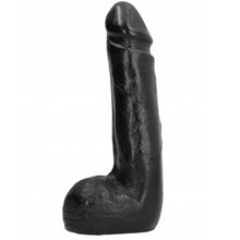 ALL BLACK Dildo Negro Suave 20 Cm – Consolador Con Diseño Semi Realista Para Placer Intenso