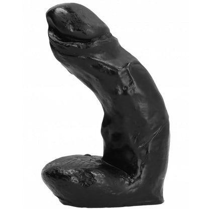 All Black Dildo Realista 15 Cm – Diseño Liso Para Un Deslizamiento Suave