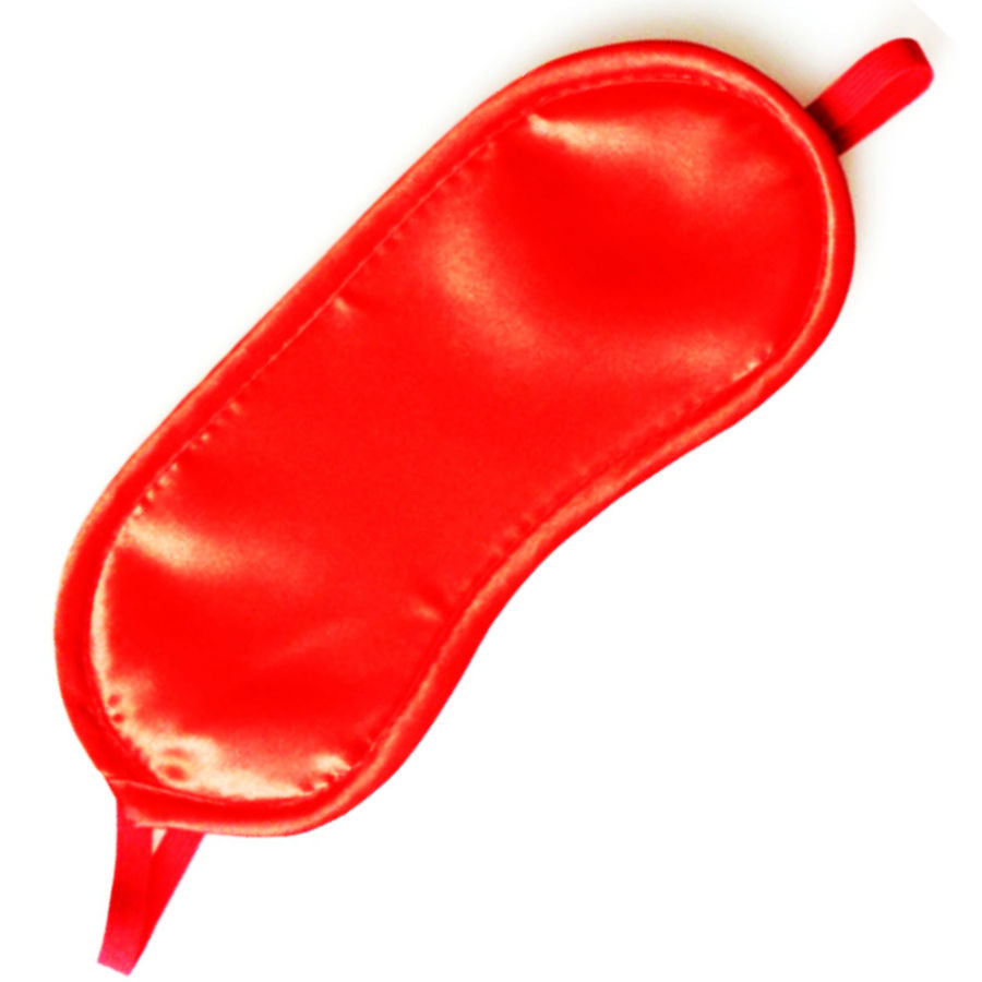 SECRETPLAY Venda Acolchada Roja – Antifaz Confortable Para Experiencias Sensoriales