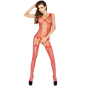 Comprar PASSION Woman BS013 Bodystocking Rojo – Diseño Sexy Con Comodidad Ideal Para Momentos Especiales-Noxtic