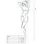 Comprar PASSION Woman BS014 Bodystocking Blanco Talla Única – Diseño Elegante Para Comodidad Y Estilo-Noxtic