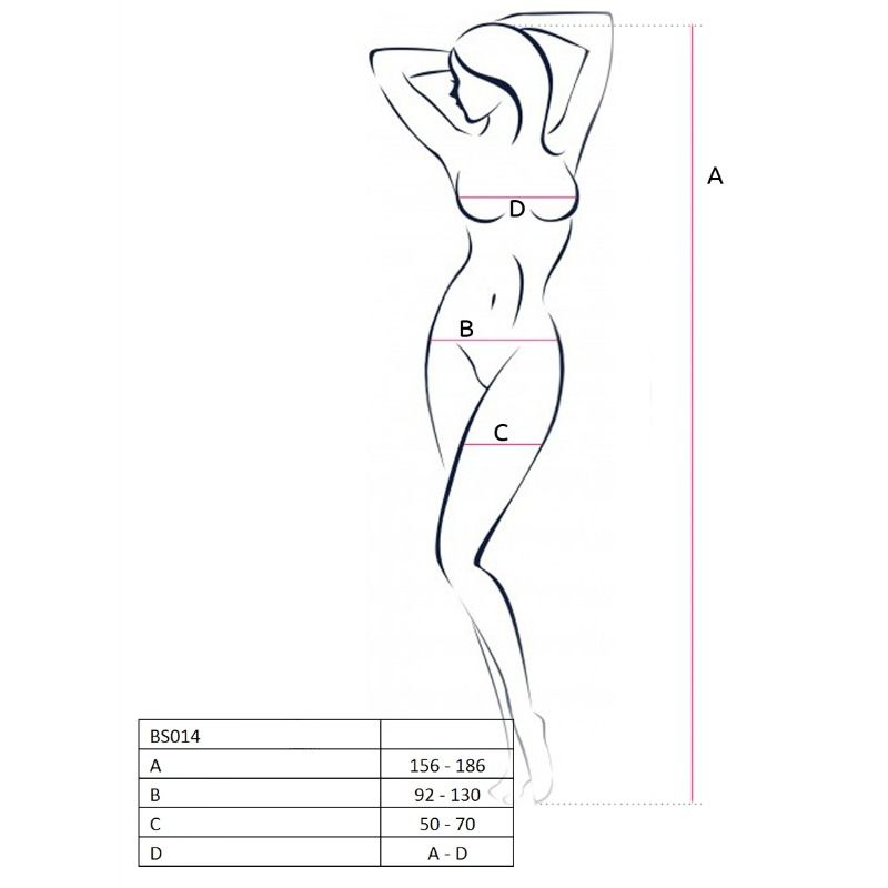 Comprar PASSION Woman BS014 Bodystocking Rojo Talla Única – Diseño Sexy Con Abertura Para Comodidad Y Estilo-Noxtic