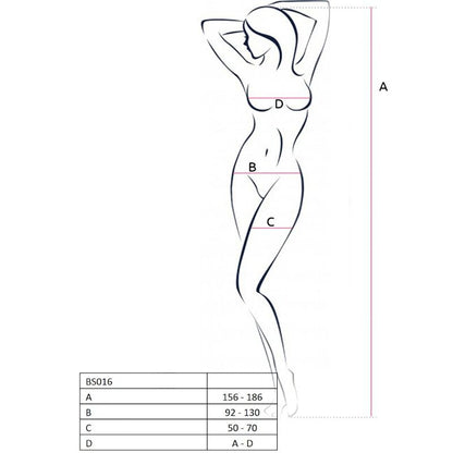 Comprar PASSION Bodystocking Rojo Talla Única – Diseño Atractivo Con Abertura En La Pierna-Noxtic