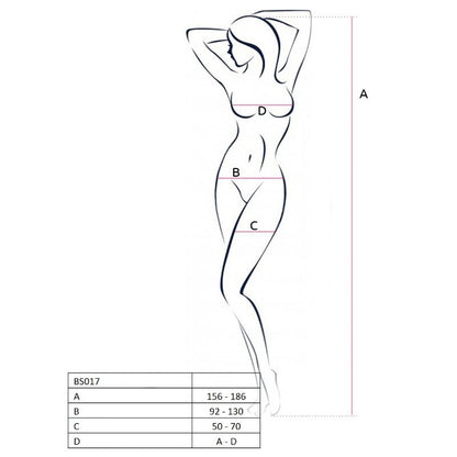 Comprar PASSION Bodystocking Blanco Talla Única – Diseño Sexy Con Abertura Y Encaje Elegante-Noxtic