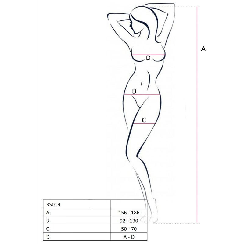 Comprar PASSION Bodystocking Blanco Talla Única – Diseño Sexy Con Abertura En La Pierna-Noxtic
