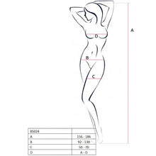Comprar PASSION Bodystocking Blanco Talla Única – Diseño Sexy Con Bordados Elegantes-Noxtic