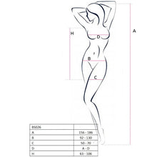 PASSION Woman BS026 Bodystocking Blanco – Diseño Sexy Con Estilo Para Confiar y Sentirse Libre