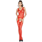 Comprar PASSION Woman BS038 Bodystocking Rojo Talla Única – Diseño Elegante Para Sensación Confortable-Noxtic