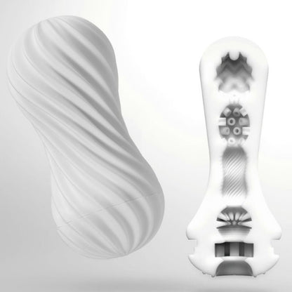 Comprar TENGA Flex Masturbador Masculino Blanco – Diseño Ergonómico Para Placer Sin Límites-Noxtic