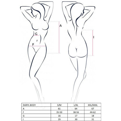 Comprar PASSION Woman Daryl Teddy Negro Talla L/XL – Diseño Elegante Que Resalta Tus Curvas-Noxtic