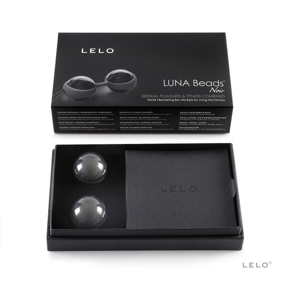 LELO LUNA Beads Noir – Bolas Kegel Elegantes Para Ejercicios De Salud Y Placer