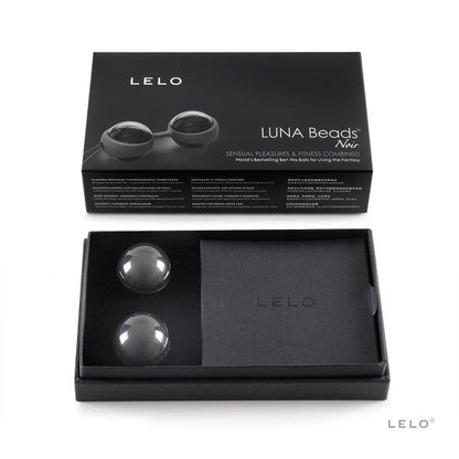LELO LUNA Beads Noir – Bolas Kegel Elegantes Para Ejercicios De Salud Y Placer