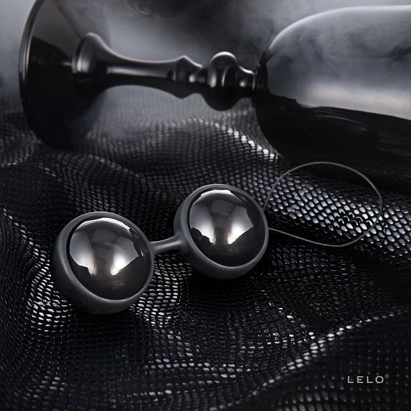 LELO LUNA Beads Noir – Bolas Kegel Elegantes Para Ejercicios De Salud Y Placer