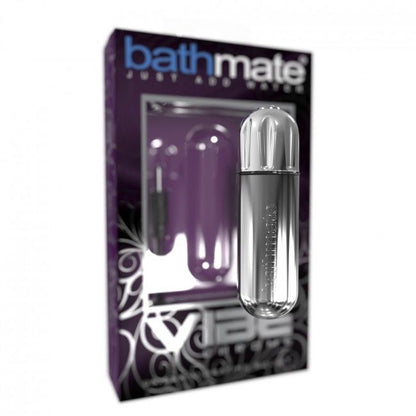 BATHMATE Vibe Bala Vibradora Silver – Potente Estimulador Recargable Con 10 Patrones De Vibración