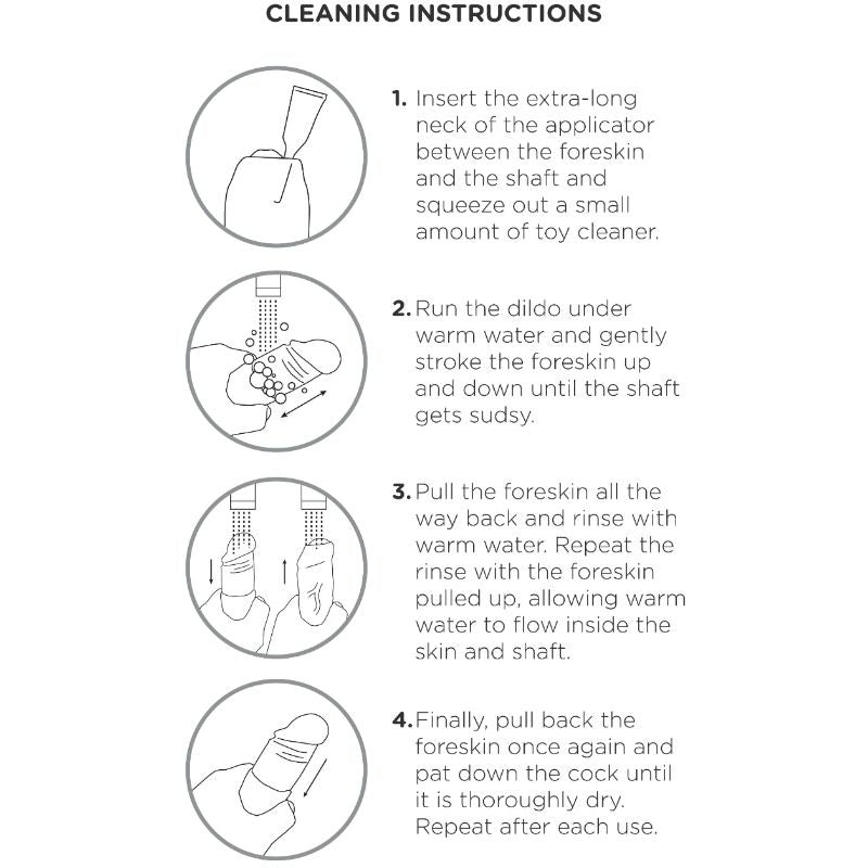 KING COCK Dildo Realista Uncut Natural 21 Cm – Diseño Detallado Para Una Experiencia Única