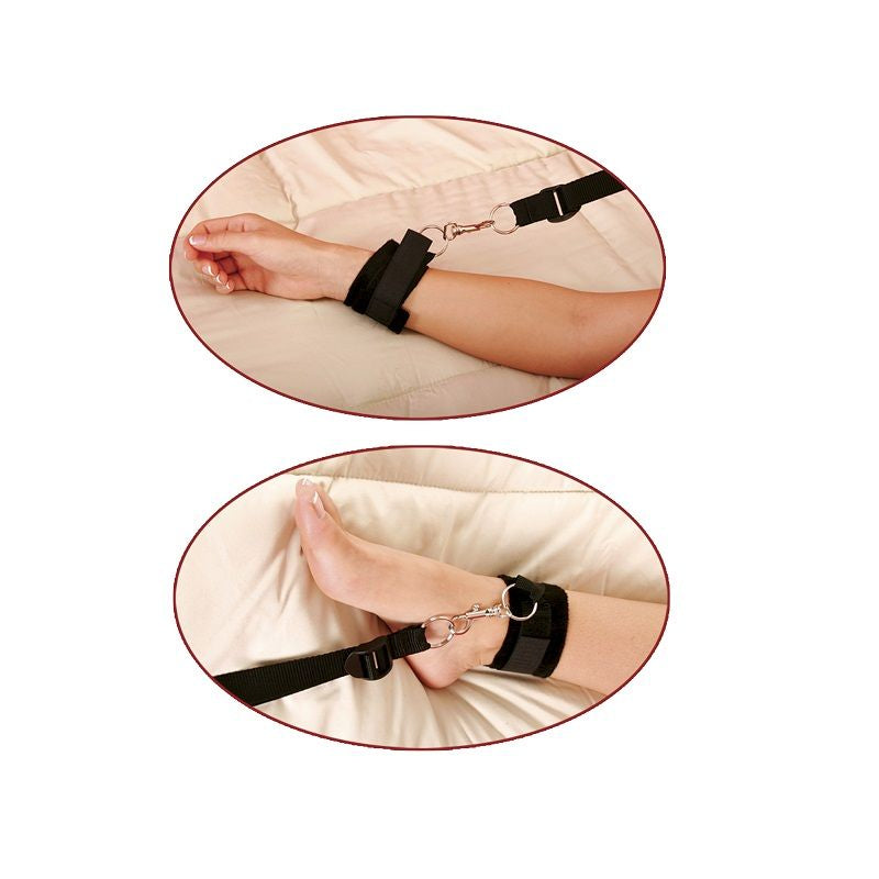 Fetish Fantasy Series Kit De Ataduras Para La Cama – Juego De Bondage Sin Necesidad De Estructura