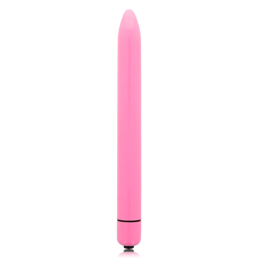 GLOSSY Slim Vibrador Rosa Intenso – Diseño Elegante Con Vibración Silenciosa Y Potente