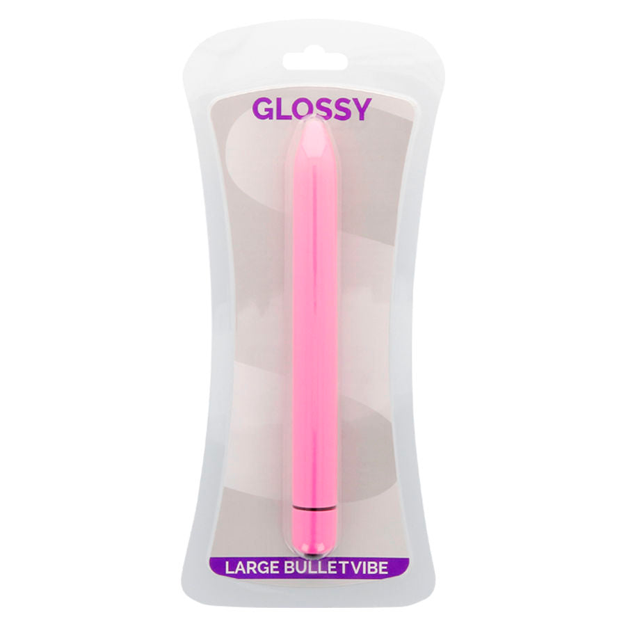 GLOSSY Slim Vibrador Rosa Intenso – Diseño Elegante Con Vibración Silenciosa Y Potente