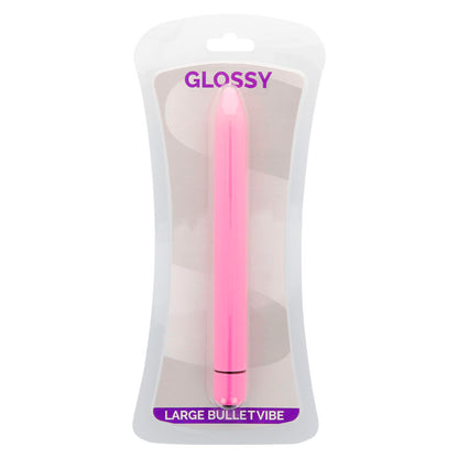 GLOSSY Slim Vibrador Rosa Intenso – Diseño Elegante Con Vibración Silenciosa Y Potente