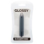 GLOSSY Thin Vibrador Negro – Diseño Elegante Para Placer Discreto