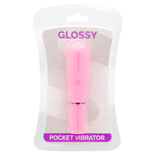 GLOSSY Pocket Vibrador Rosa Intenso – Vibrador Resistente Al Agua Con Vibraciones Silenciosas