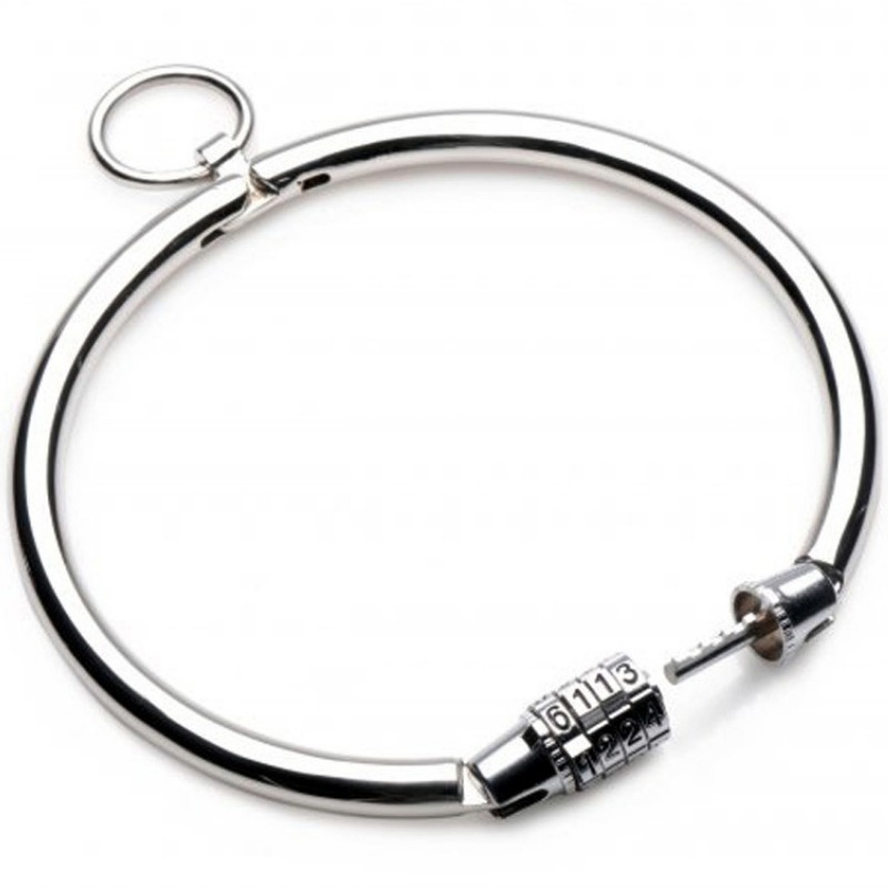 Comprar Metal Hard Collar Con Cierre Por Combinación – Diseño Resistente Y Fácil De Limpiar-Noxtic