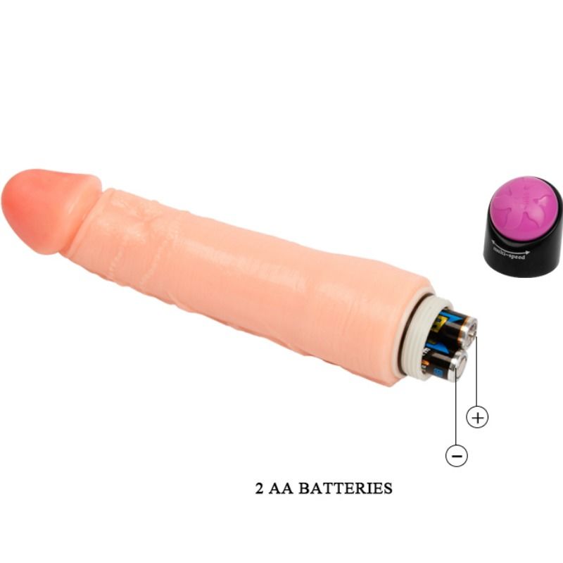 BAILE - VIBRADOR REALÍSTICO FLEXIBLE 25 CM