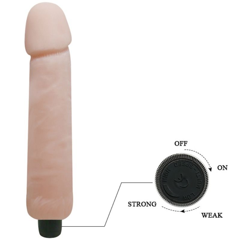 BAILE Love Companion Dildo Vibrante 25 CM – Design Realistico per il Piacere Sensoriale