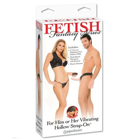 FETISH FANTASY SERIES - ARNES HUECO VIBRADOR PARA EL Y ELLA NATURAL 14CM-FETISH FANTASY SERIES-Noxtic