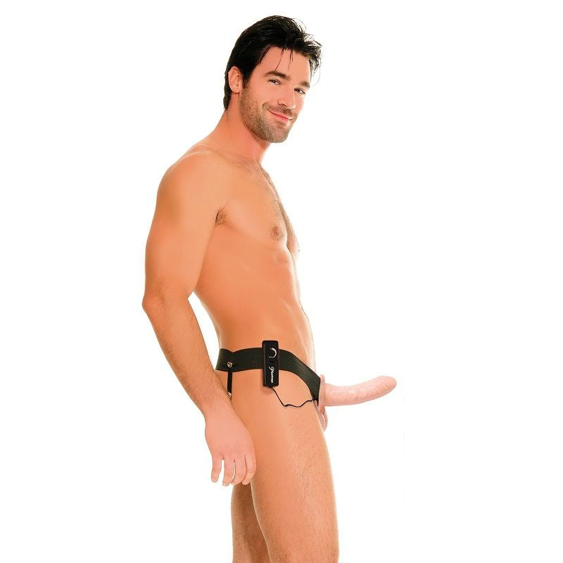 FETISH FANTASY SERIES - ARNES HUECO VIBRADOR PARA EL Y ELLA NATURAL 14CM-FETISH FANTASY SERIES-Noxtic