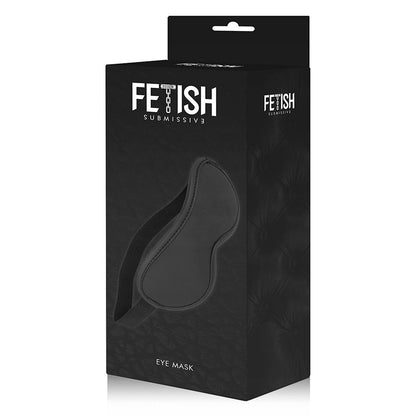 Maschera in pelle vegana Fetish Submissive II – Stile elegante con fodera in neoprene per esperienze uniche