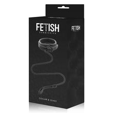 Fetish Submissive Collar Con Cadena – Accesorio Elegante Con Forro De Neopreno Para Estilo Y Comodidad