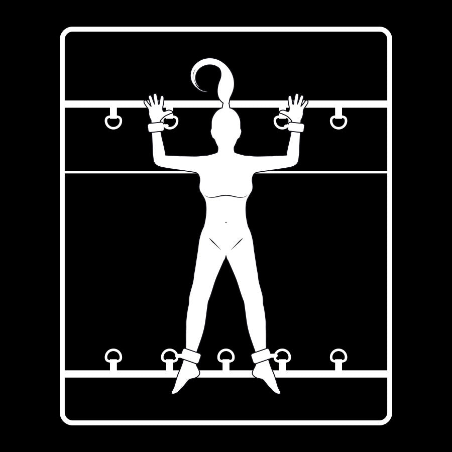 FETISH SUBMISSIVE Set Ataduras Cama Luxury – Diseño Con Forro De Neopreno Para Comodidad Y Estilo