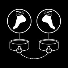 Comprar FETISH SUBMISSIVE Esposas Tobillo Cuero Vegano – Comodidad y Estilo Para Juegos de Restricción-Noxtic