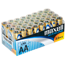MAXELL - PILA ALCALINA AA LR6 PACK*32 PILAS-MAXELL-Noxtic