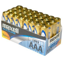 MAXELL - PILA ALCALINA AAA LR03 PACK*32 PILAS-MAXELL-Noxtic