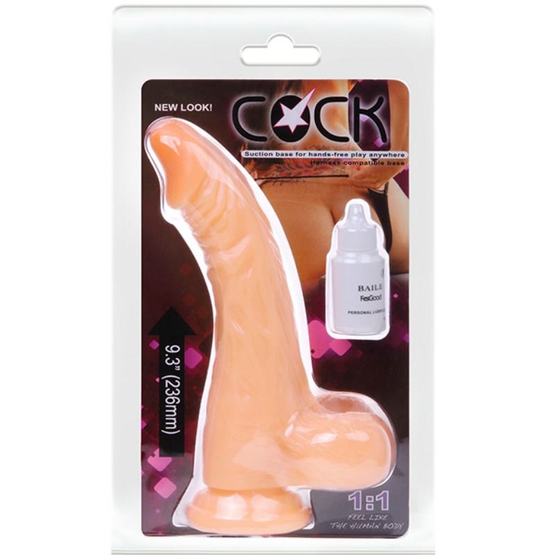 BAILE Dildo Realístico Con Vibración – Diseño Innovador Para Placer Auténtico