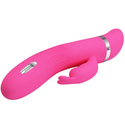 PRETTY LOVE Flirtation Ingram – Vibrador De Conejo Con Estimulación Eléctrica Y 7 Funciones De Vibración