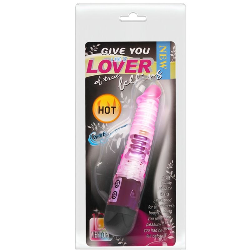 BAILE Give You Lover Vibrador Rosa – Estimulador Interno Con 10 Modos De Vibración