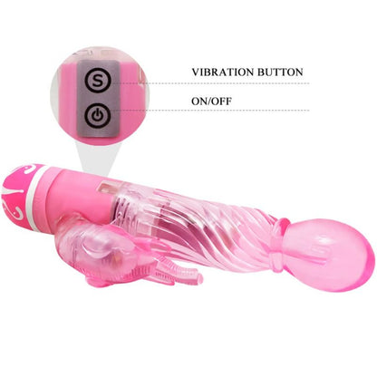 Vibratore multi-velocità rosa BAILE – Design ergonomico per un piacere personalizzato