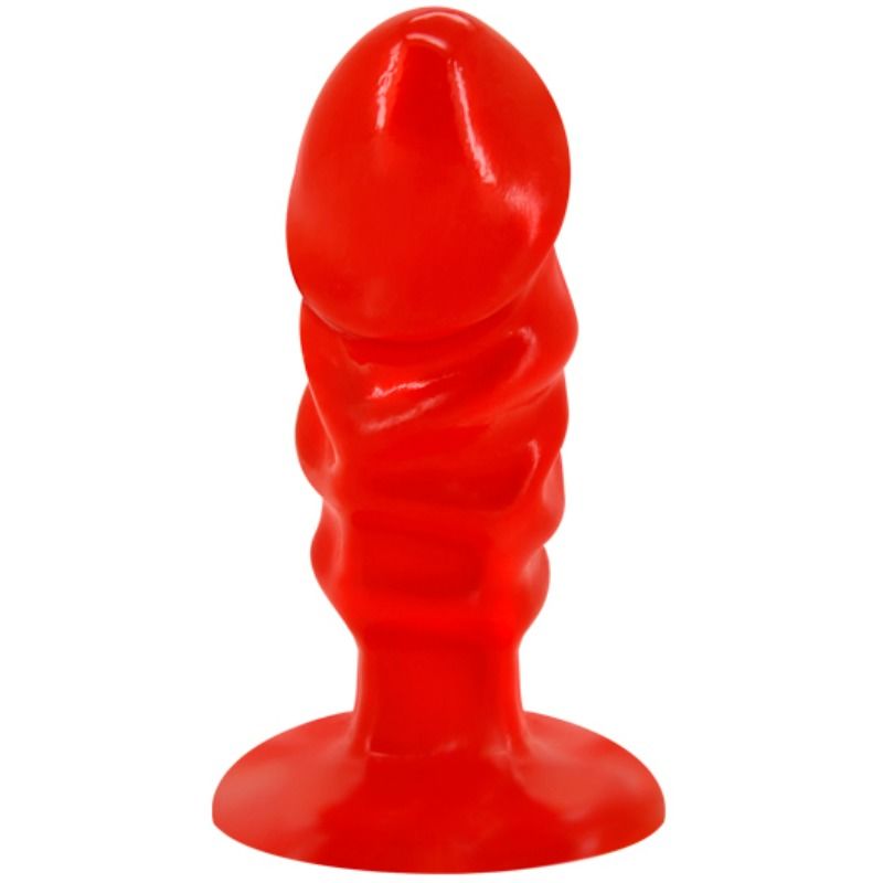 Comprar BAILE Plug Anal Unisex Con Ventosa Roja – Estimulación Suave y Flexible Para Ambos Sexos-Noxtic